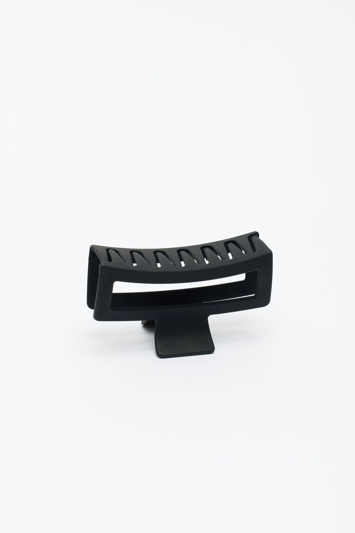 Oversized Rectangle Claw Clip Black Garage Clothing Women