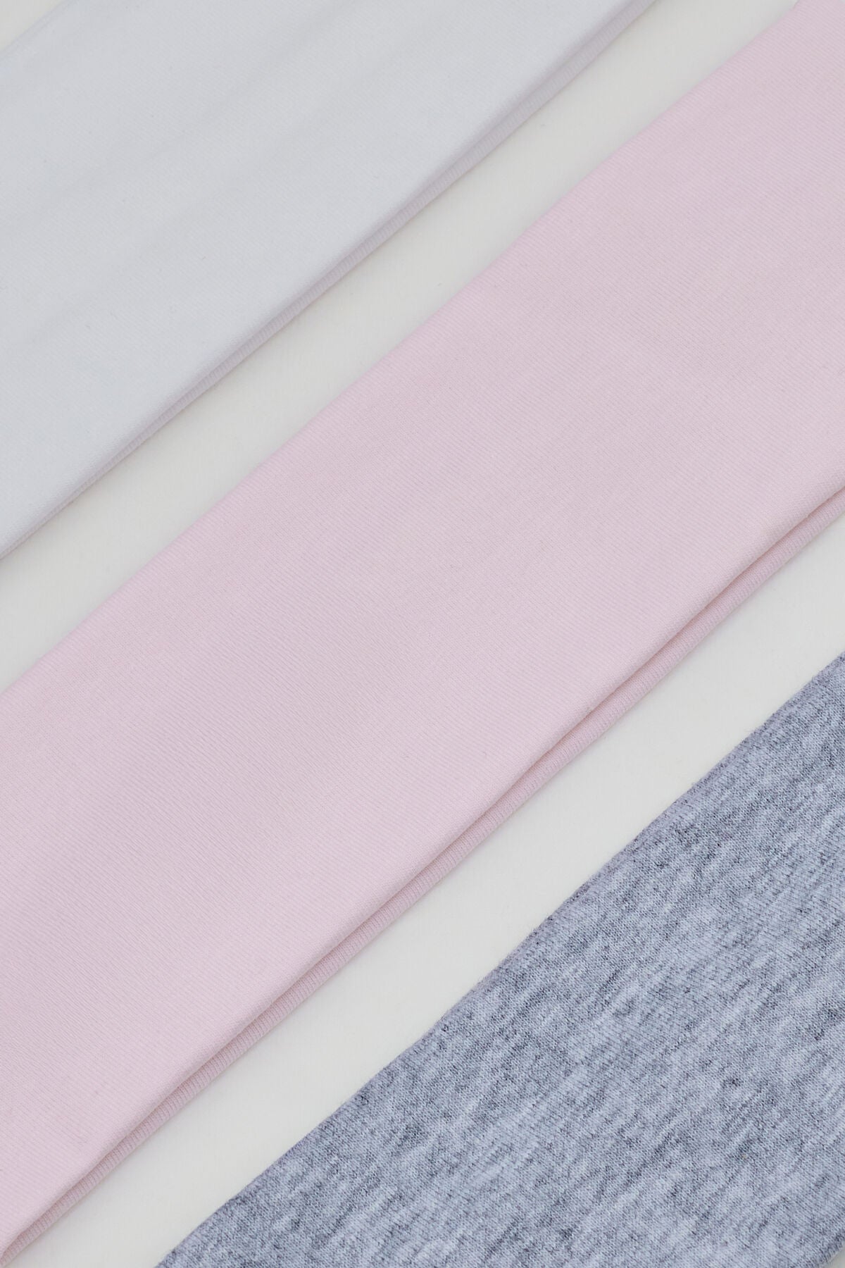 Set of 3 Stretchy Headbands Pink Garage Clothing Women