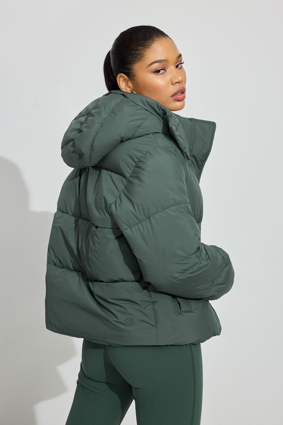 Perfect Puff Jacket Green Garage Clothing Women
