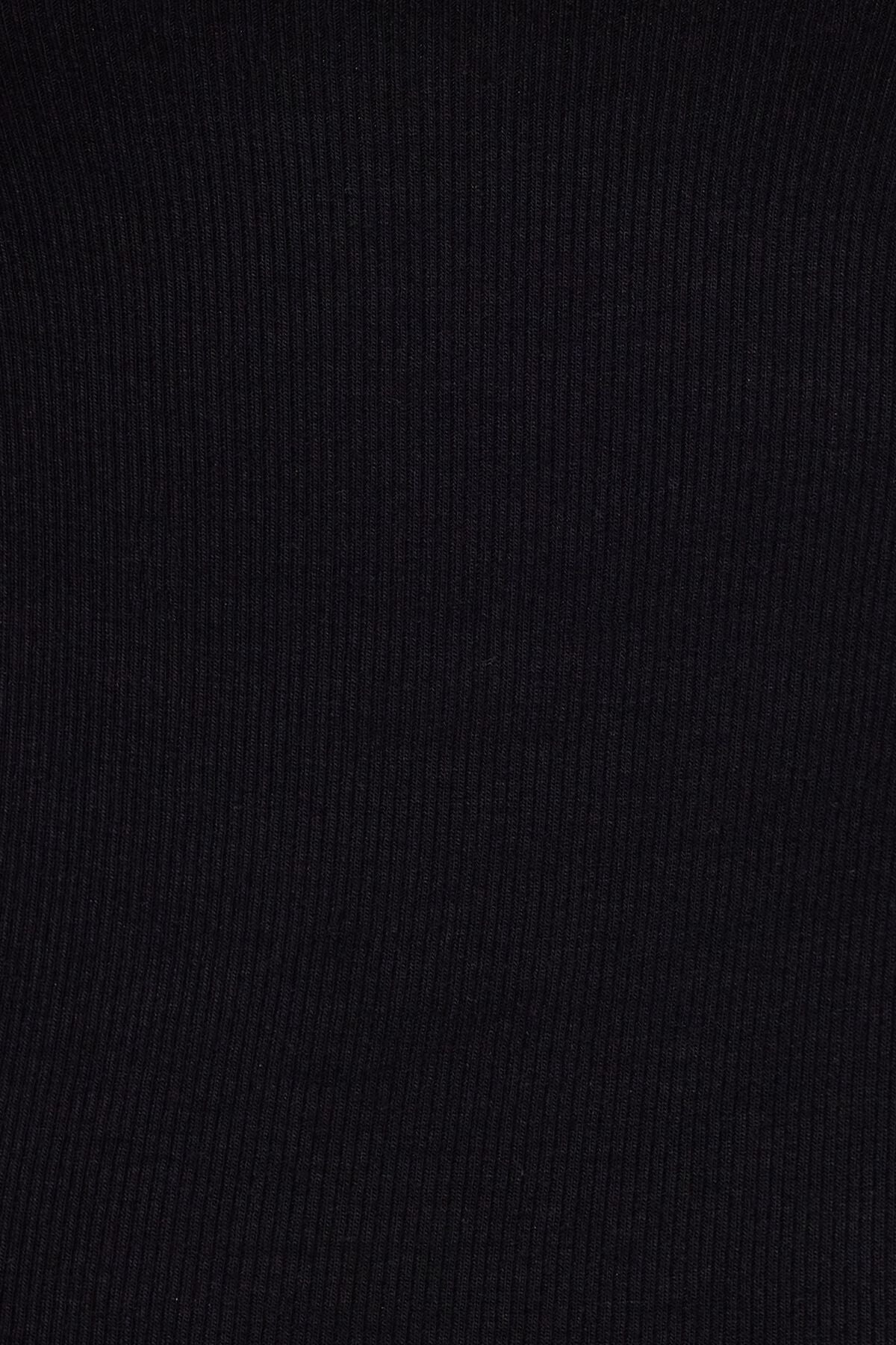Pamela Scoop Neck Tee Black Garage Clothing Women