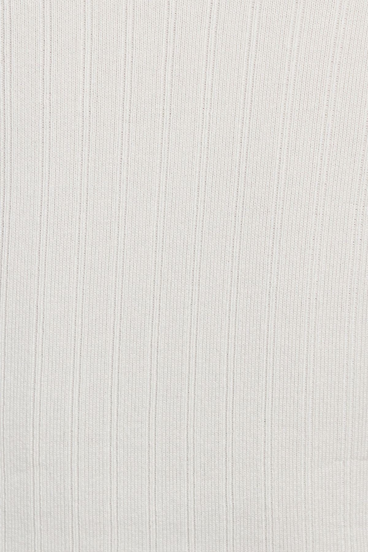 Bodycon Scoop Neck Sweater White Garage Clothing Women