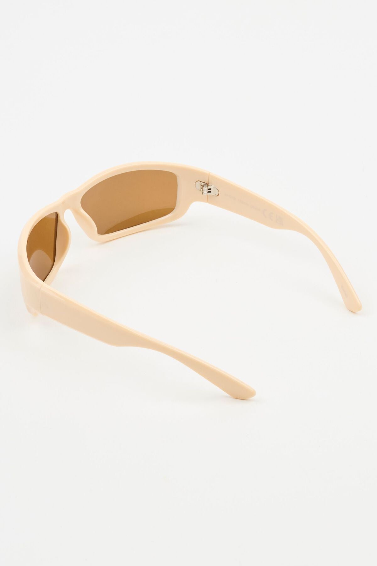Sporty Wrap Sunglasses Brown Garage Clothing Women