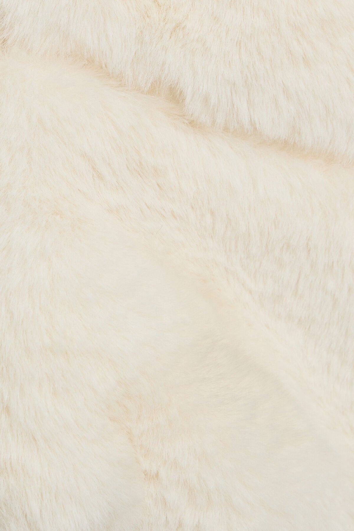 Faux-Fur Puffer Jacket White Garage Clothing Women