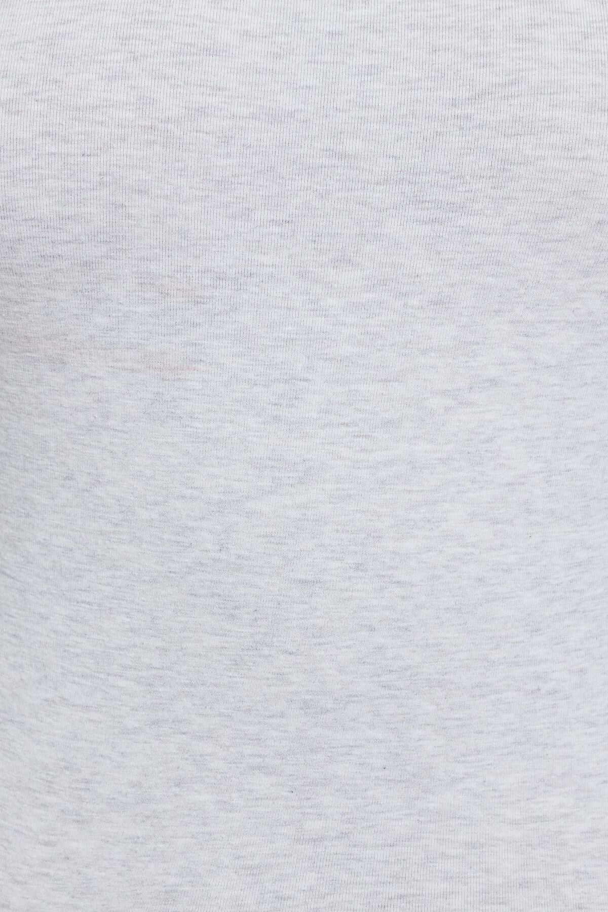 Open Back Long Sleeve Top Gray Garage Clothing Women