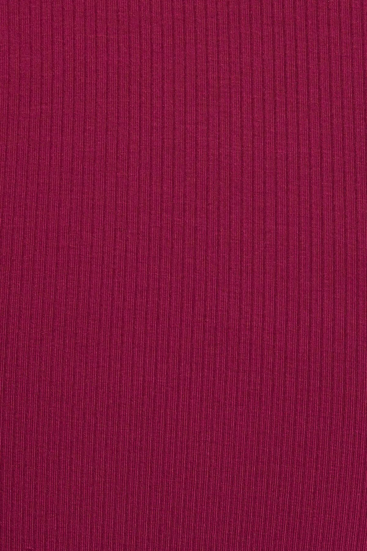 Vanessa Square Neck Top Burgundy Garage Clothing Women