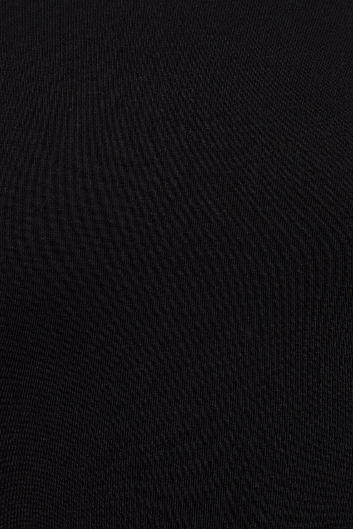 Tie Back T Shirt Black Garage Clothing Women