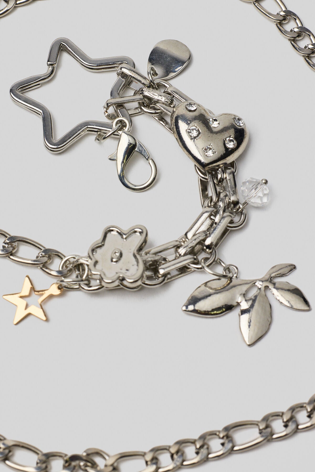 Multi Charm Chain Belt PINK Garage Clothing Women