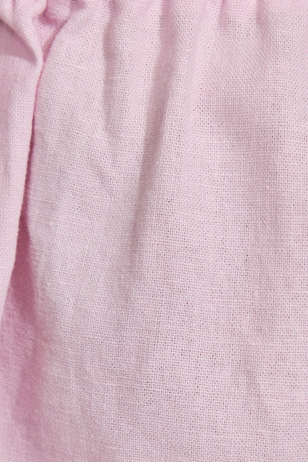Linen Tie Back Halter Top Pink Garage Clothing Women