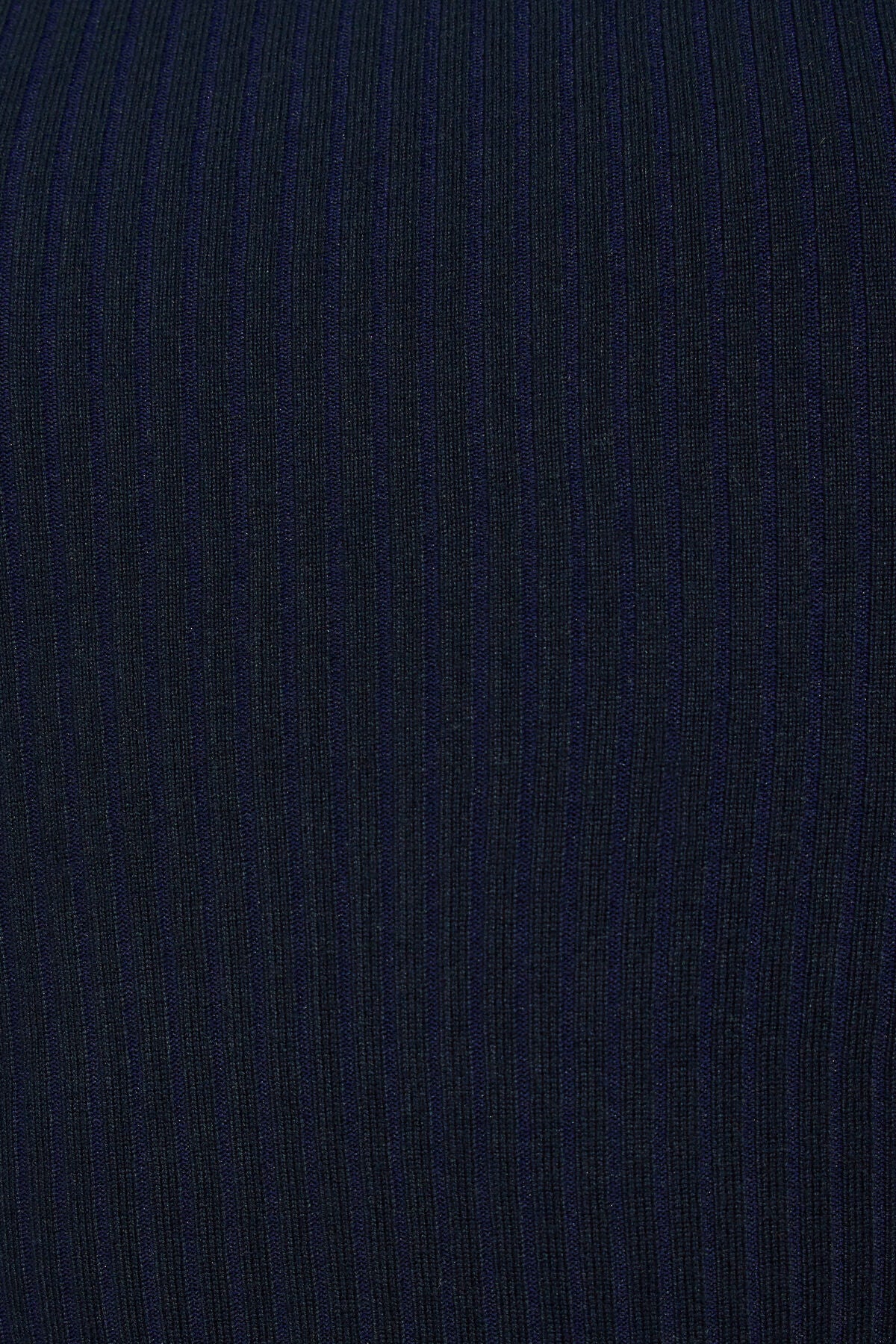 Wide Rib Short Sleeve Polo Top Navy Garage Clothing Women