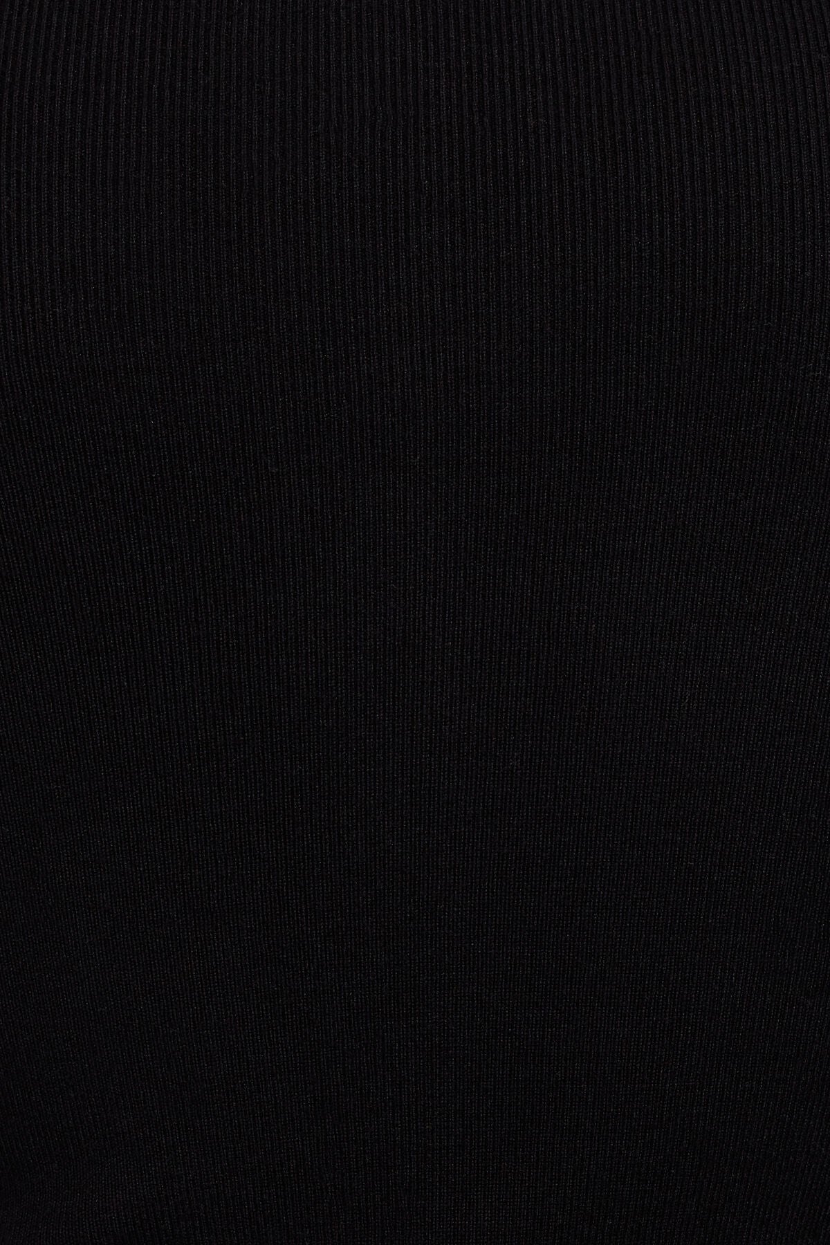 Crewneck Snap Cardigan Black Garage Clothing Women