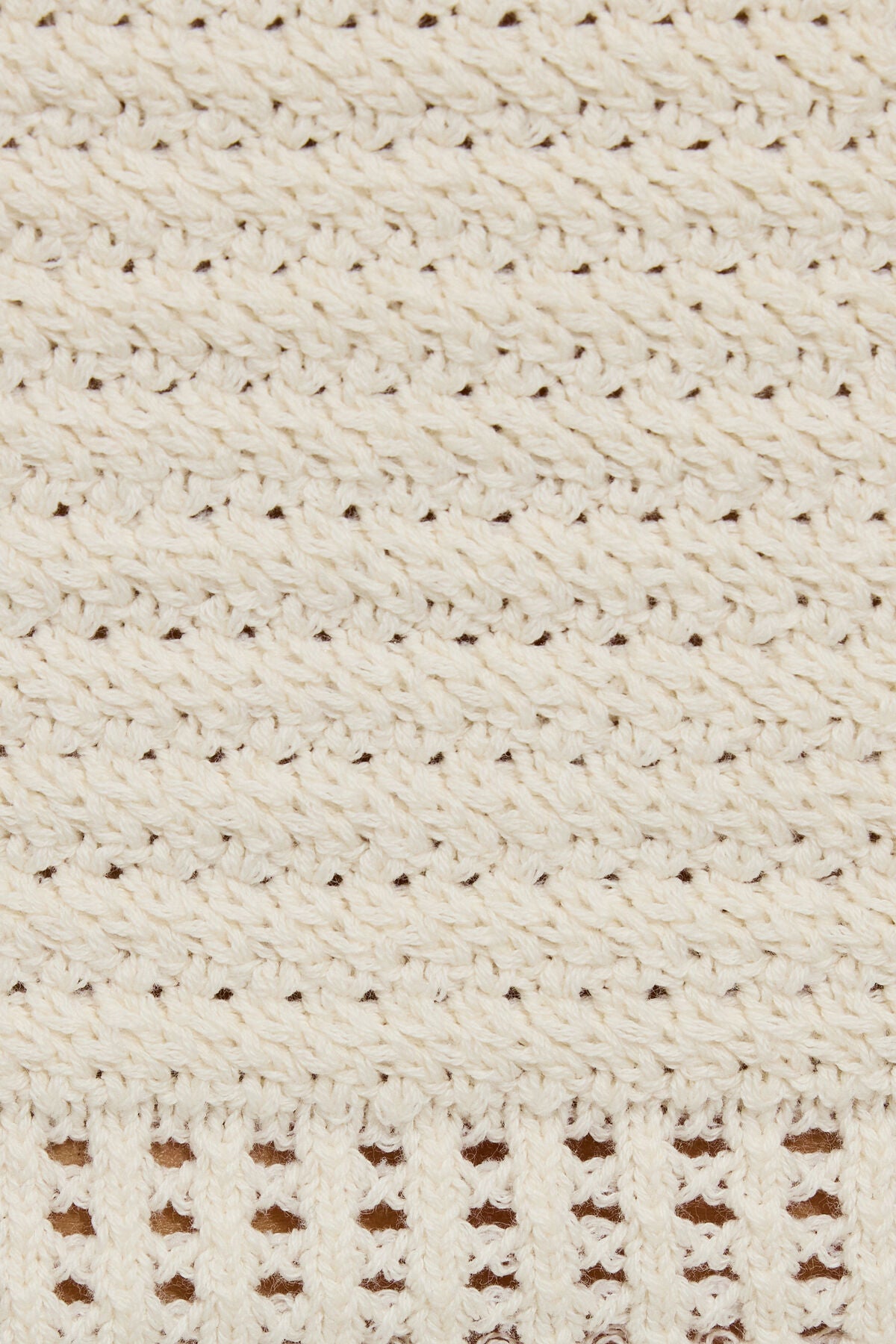 Crochet Tube Top Beige Garage Clothing Women