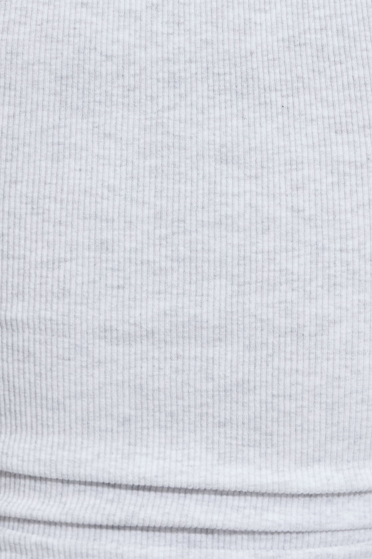 Scoop Neck Ribbed Tank Top Gray Garage Clothing Women