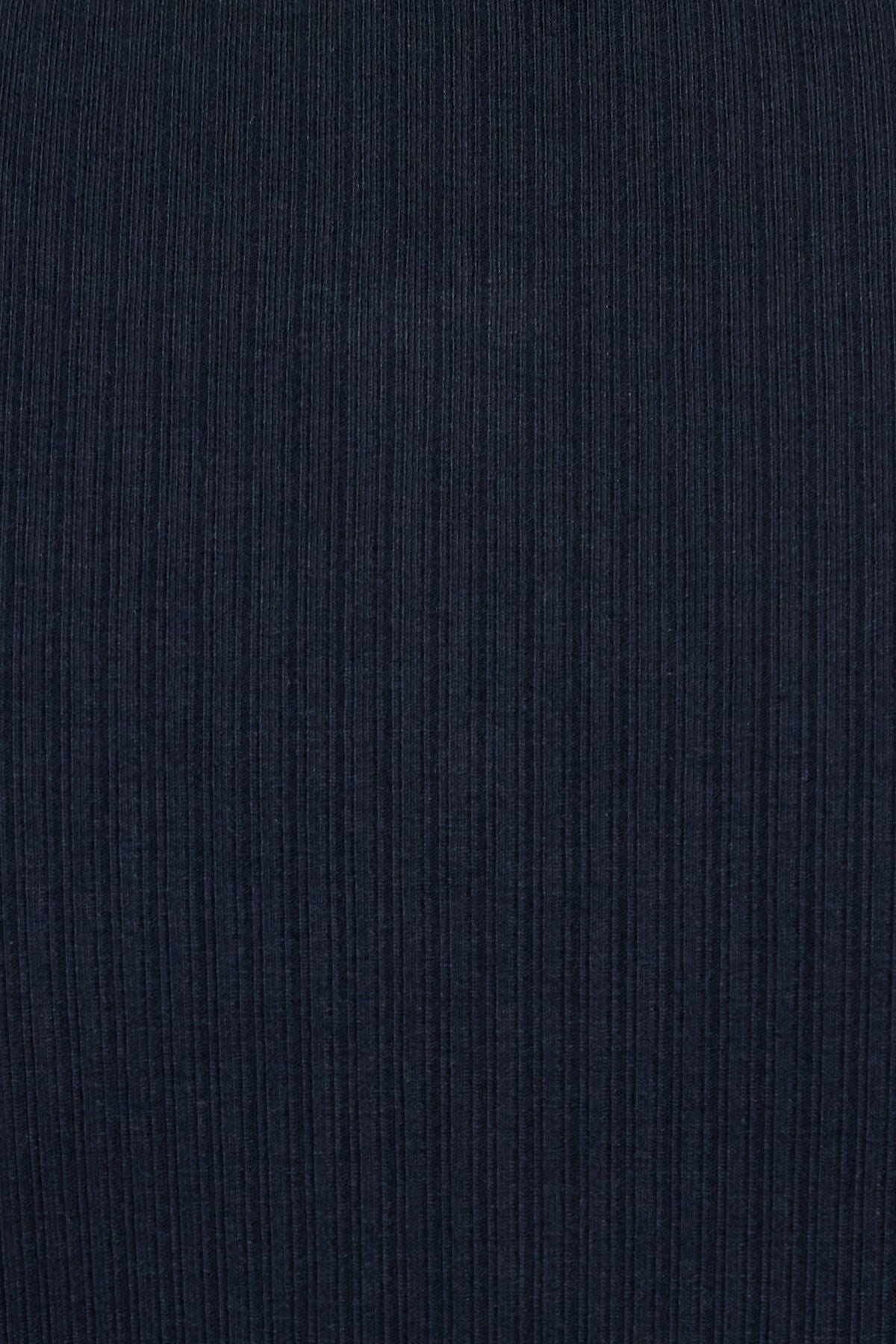 Rib Foldover Pants Navy Garage Clothing Women