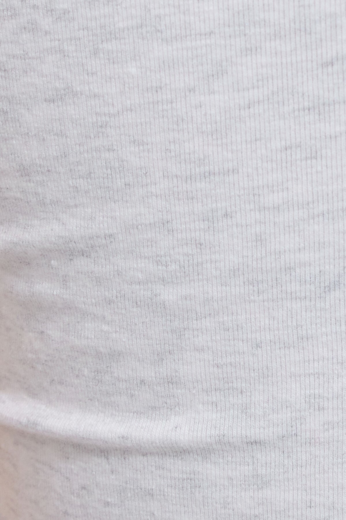 Cotton Sleek Deep V-Neck T Shirt Gray Garage Clothing Women