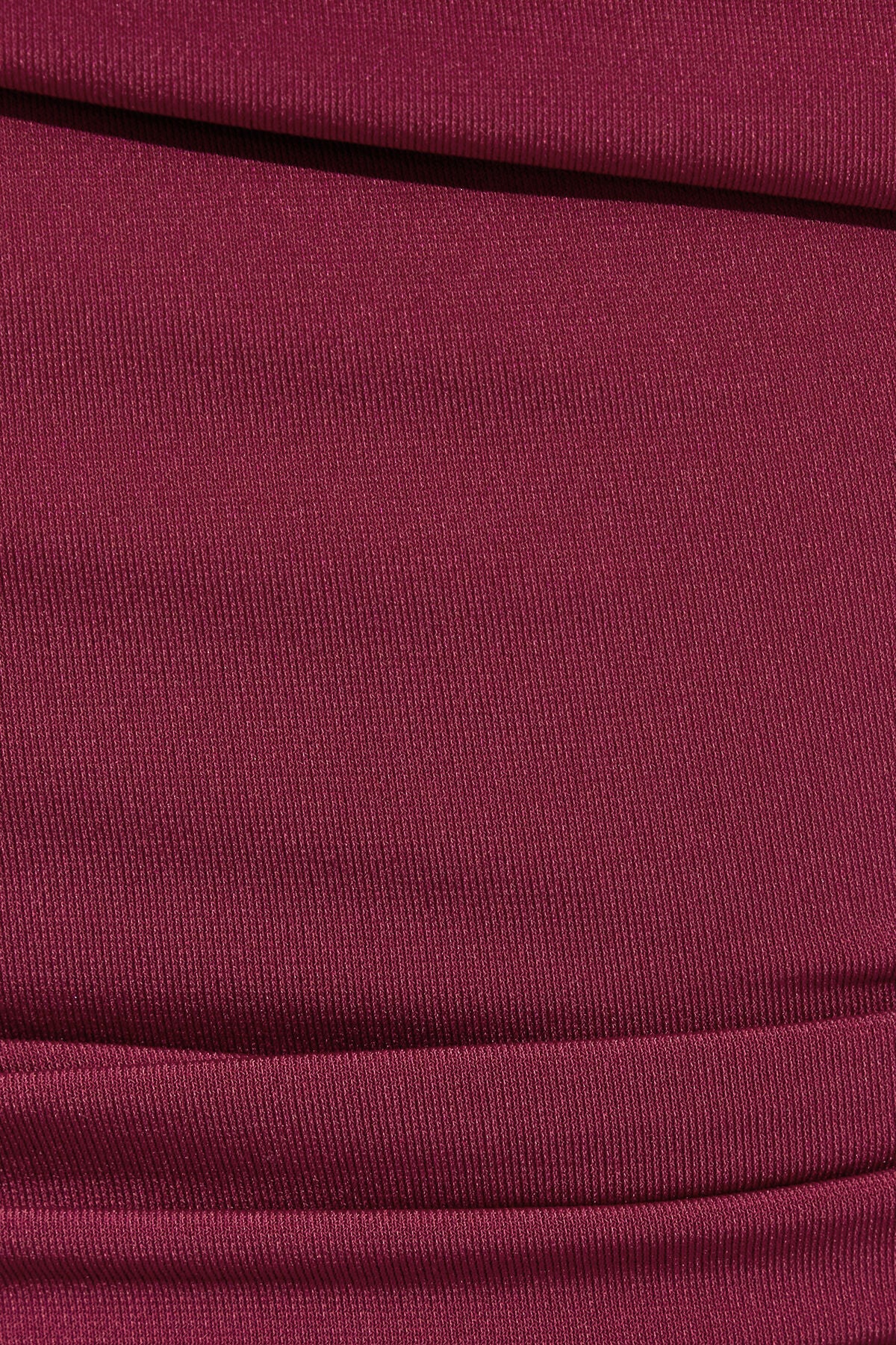 Deep Cowl Neck Halter Top Burgundy Garage Clothing Women