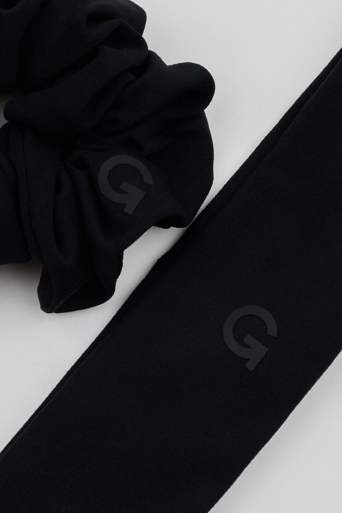 2 Pack Active Scrunchie & Headband Black Garage Clothing Women