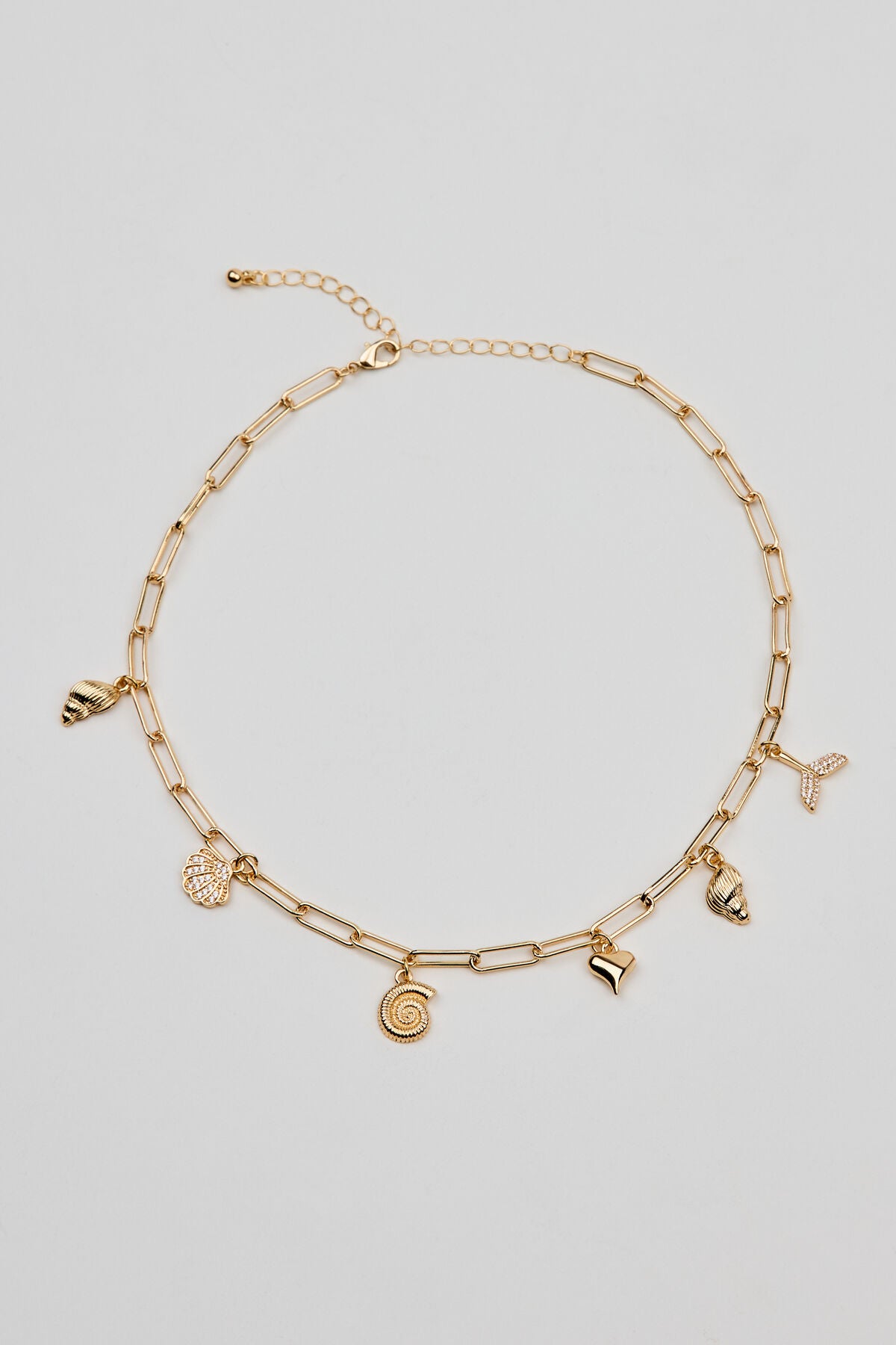 Beachcomber Charm Necklace WHITE Garage Clothing Women