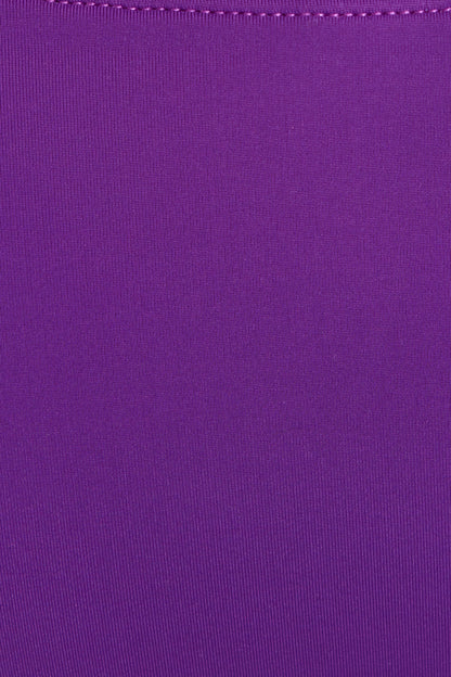 Ruched Boomerang Bikini Bottom Purple Garage Clothing Women