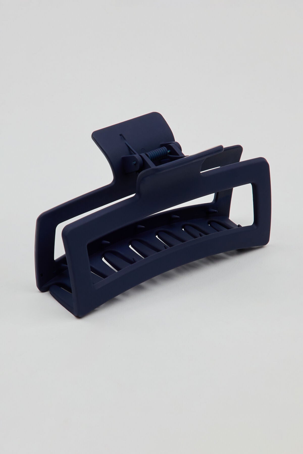 Oversized Rectangle Claw Clip Navy Garage Clothing Women