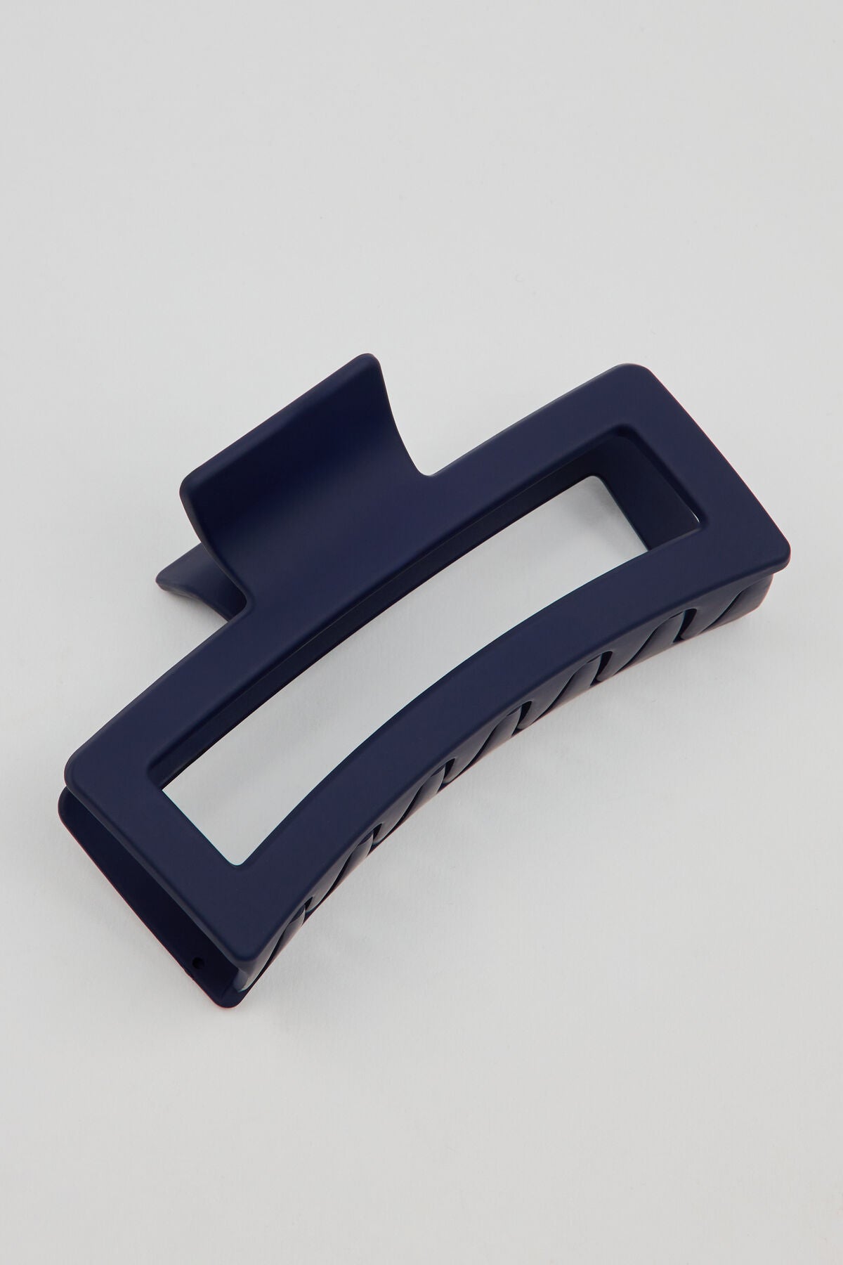 Oversized Rectangle Claw Clip Navy Garage Clothing Women