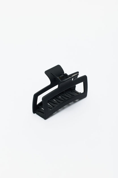 Oversized Rectangle Claw Clip Black Garage Clothing Women