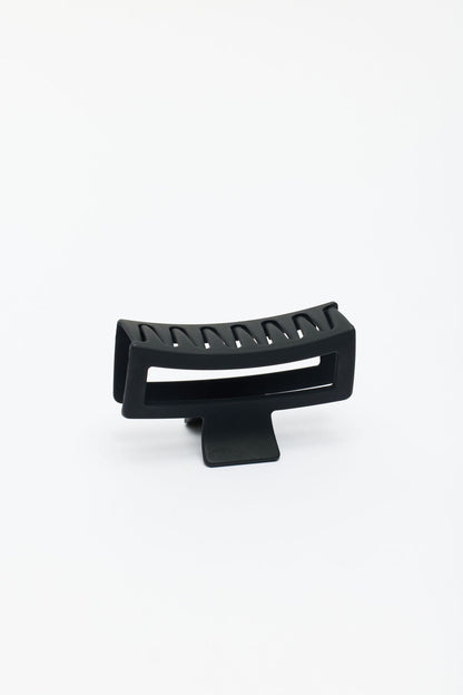 Oversized Rectangle Claw Clip Black Garage Clothing Women