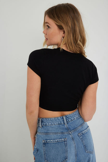 Stormi Tee Black Garage Clothing Women