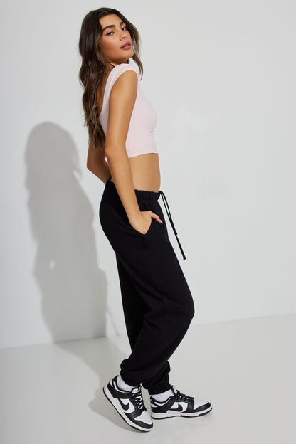 Easy Jogger Pant Black Garage Clothing Women