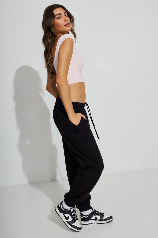 Easy Jogger Pant Black Garage Clothing Women