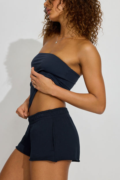 SoftTerry Low Rise Shorts Navy Garage Clothing Women