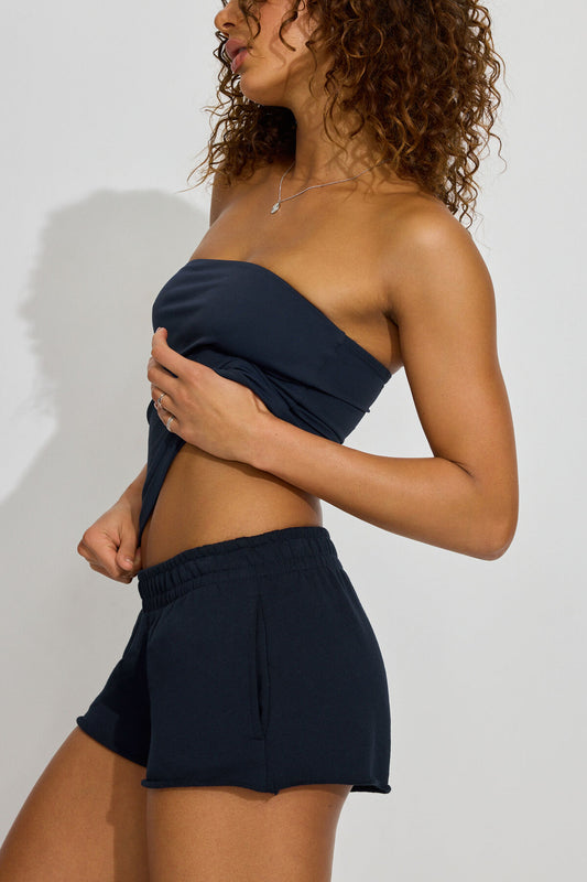 SoftTerry Low Rise Shorts Navy Garage Clothing Women