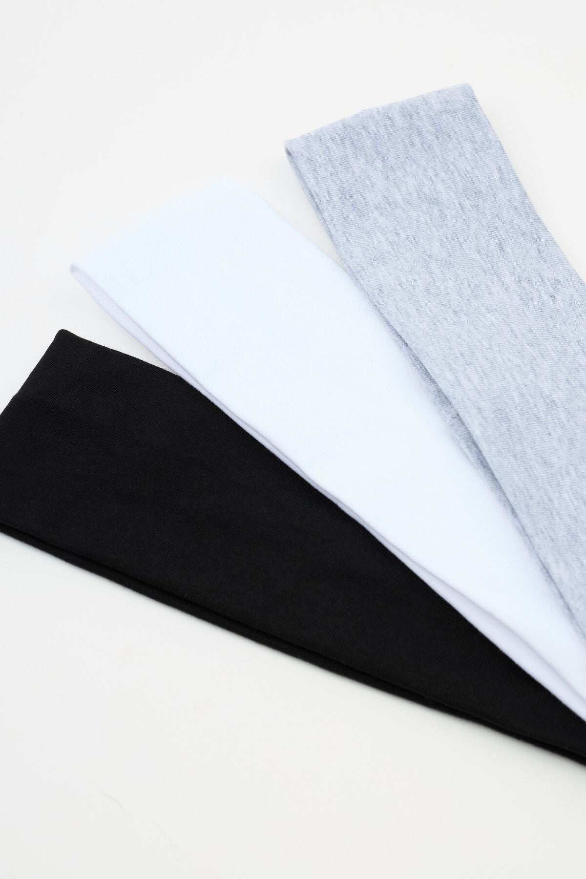 Set of 3 Stretchy Headbands White Garage Clothing Women