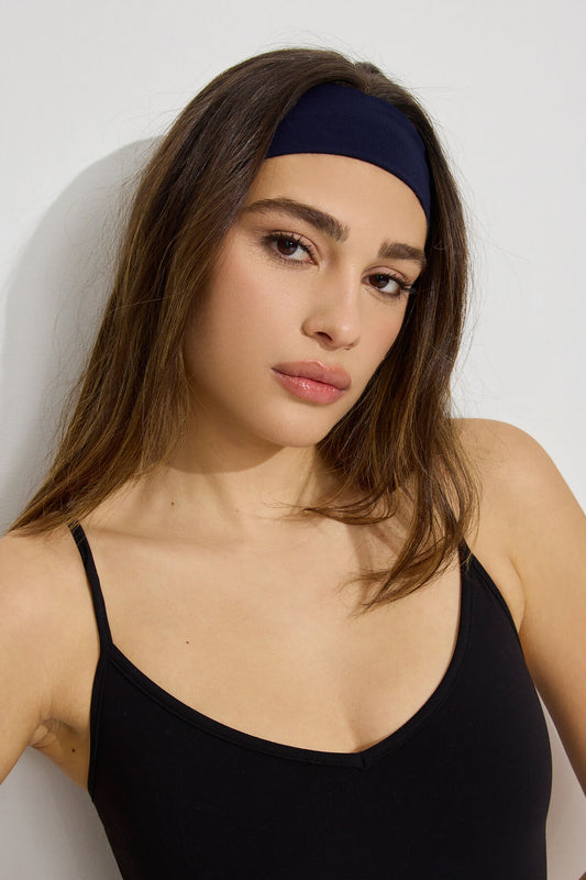 Set of 3 Stretchy Headbands Blue Garage Clothing Women