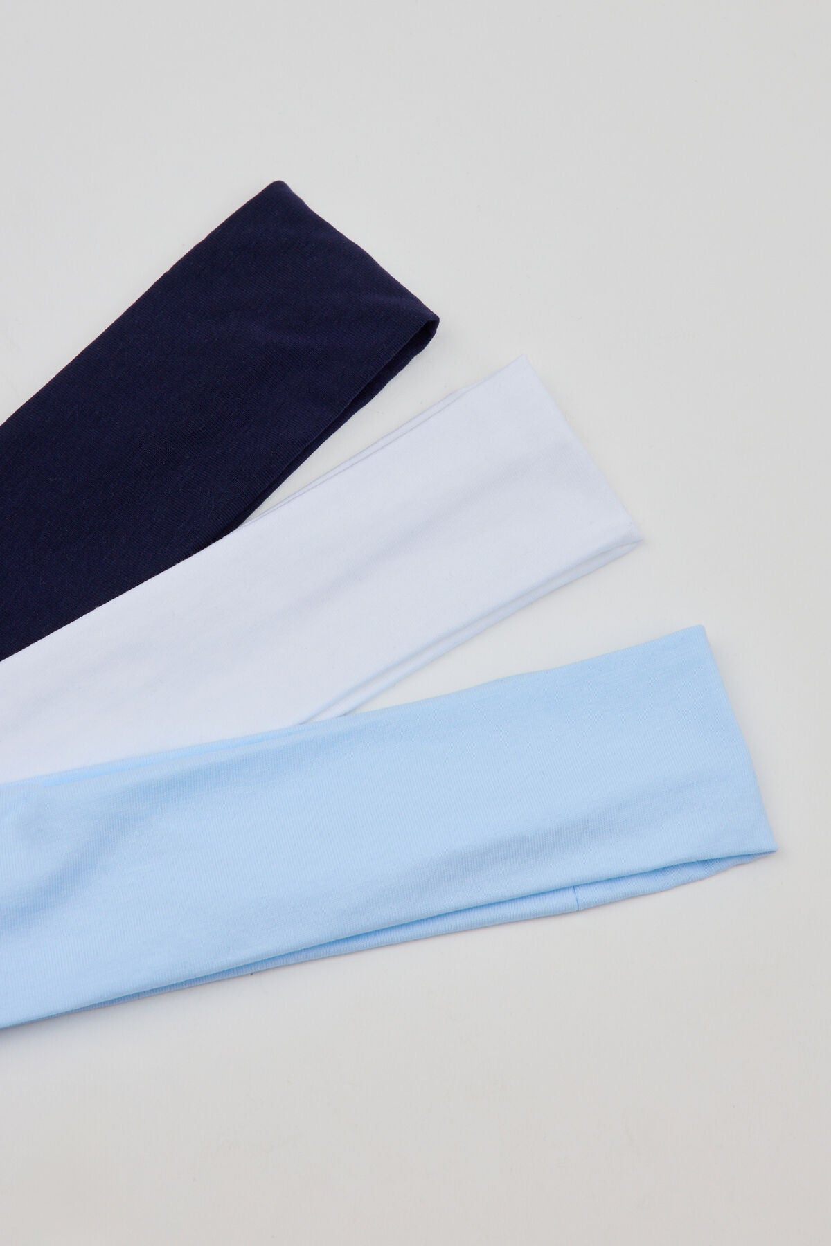Set of 3 Stretchy Headbands Blue Garage Clothing Women