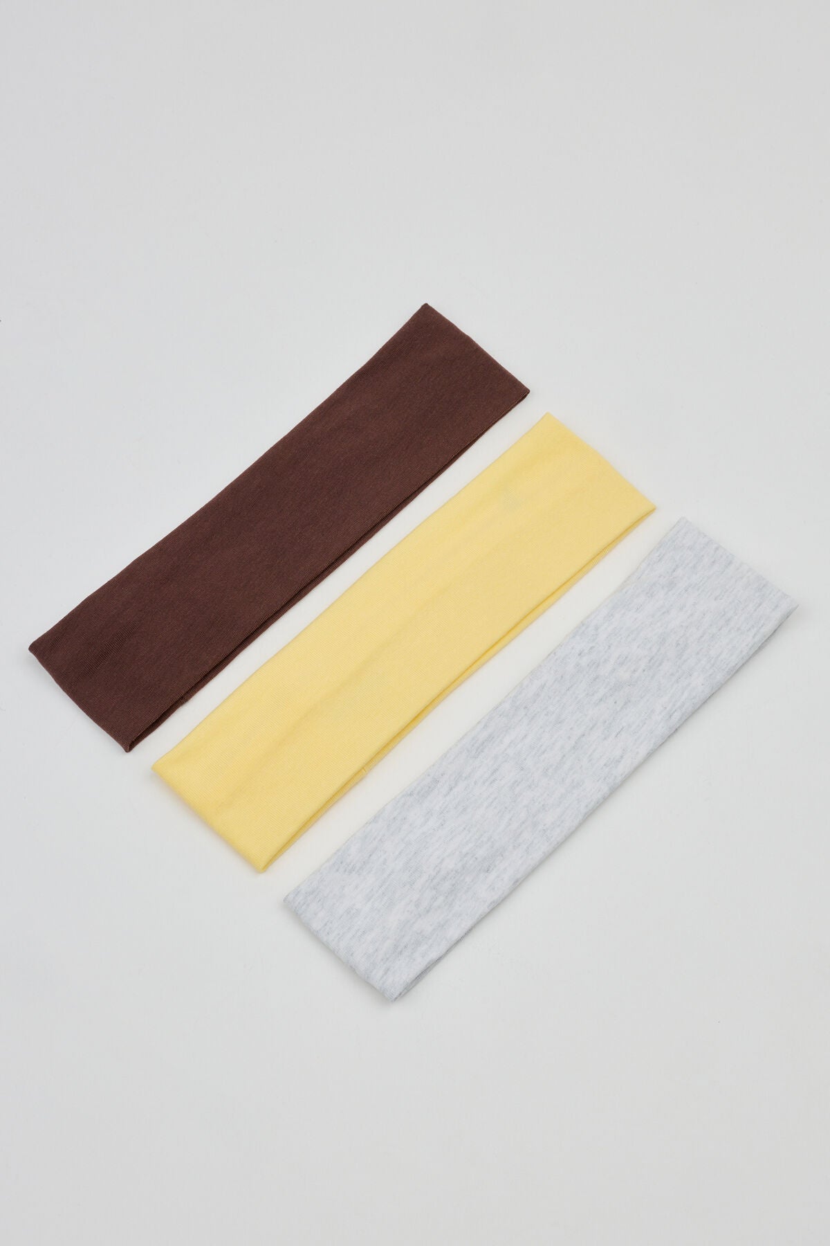 Set of 3 Stretchy Headbands Yellow Garage Clothing Women