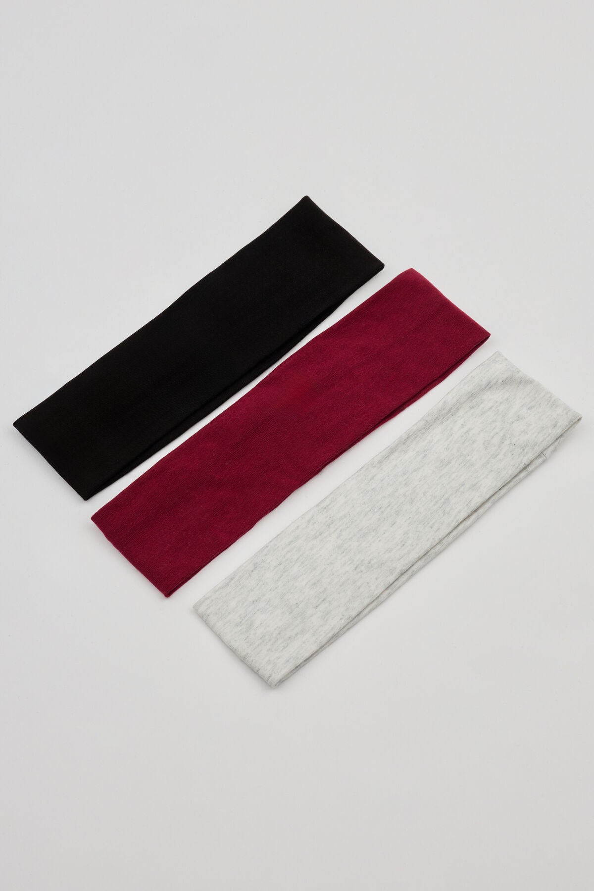 Set of 3 Stretchy Headbands Red Garage Clothing Women