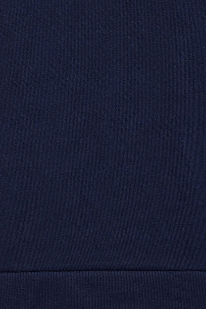 SoftTerry Off Shoulder Sweatshirt Navy Garage Clothing Women