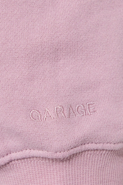 SoftTerry Off Shoulder Sweatshirt Purple Garage Clothing Women