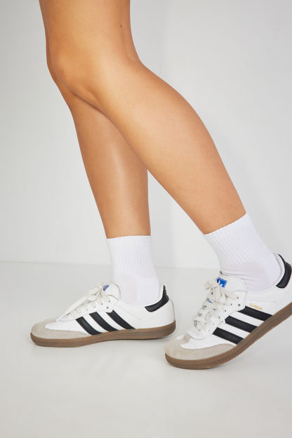 3 Pack Shorty Socks White Garage Clothing Women