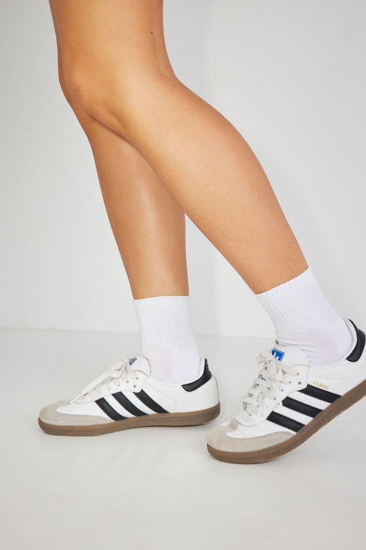 3 Pack Shorty Socks White Garage Clothing Women