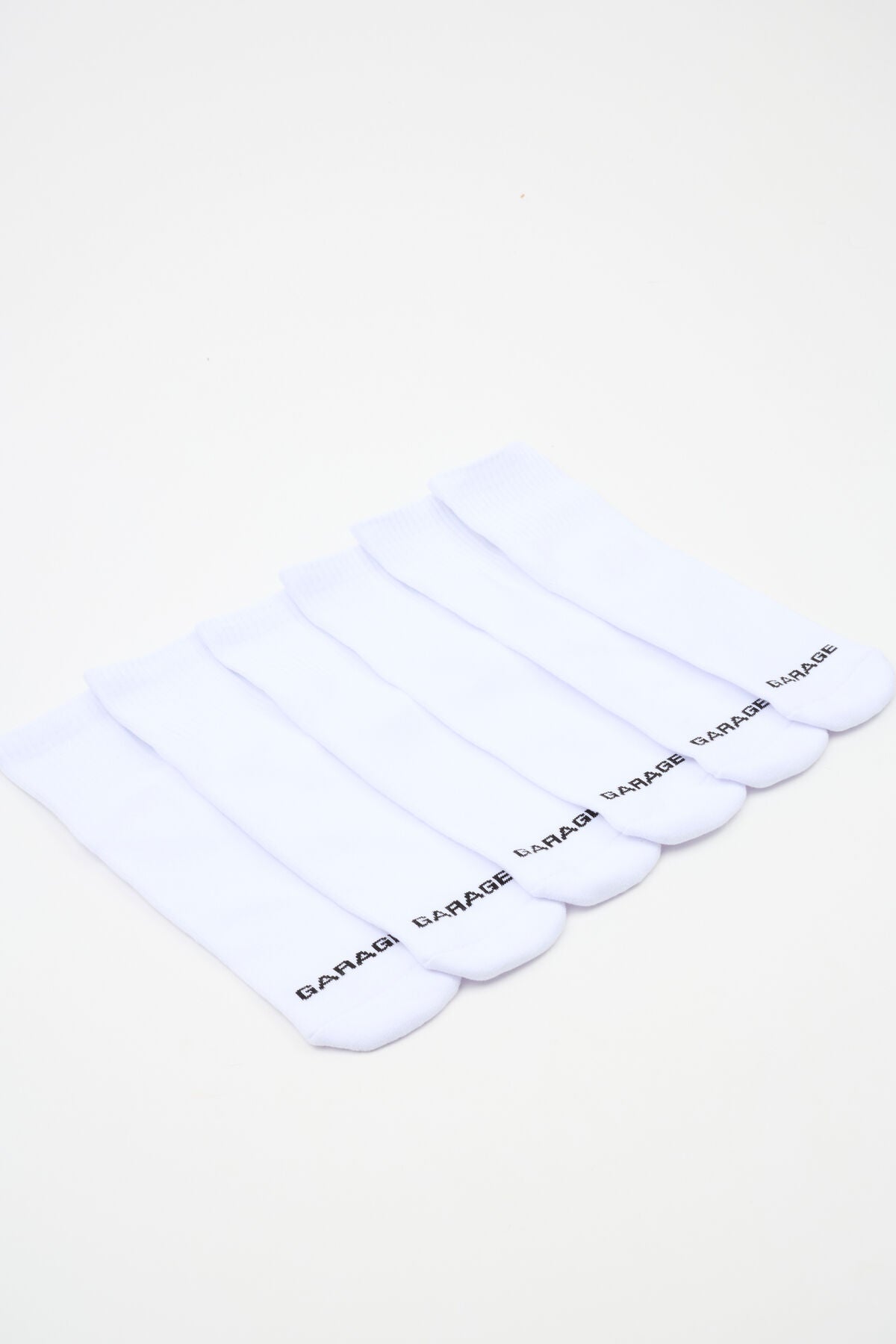 3 Pack Shorty Socks White Garage Clothing Women