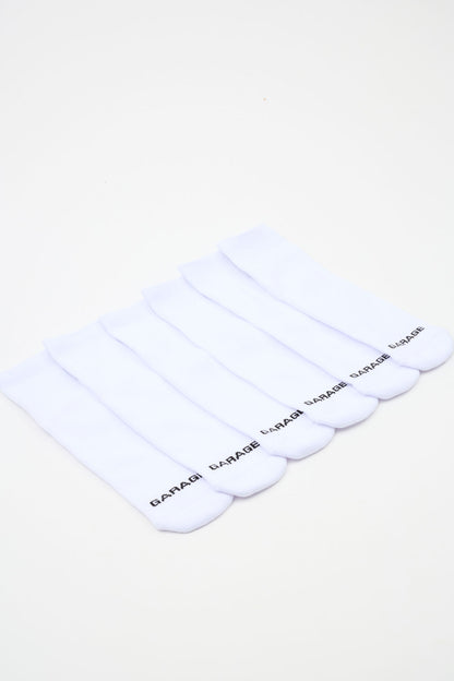 3 Pack Shorty Socks White Garage Clothing Women