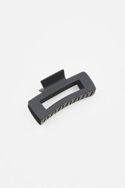 Regular Square Hair Claw Black Garage Clothing Women