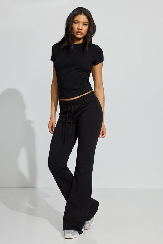 Flare Jogger Black Garage Clothing Women