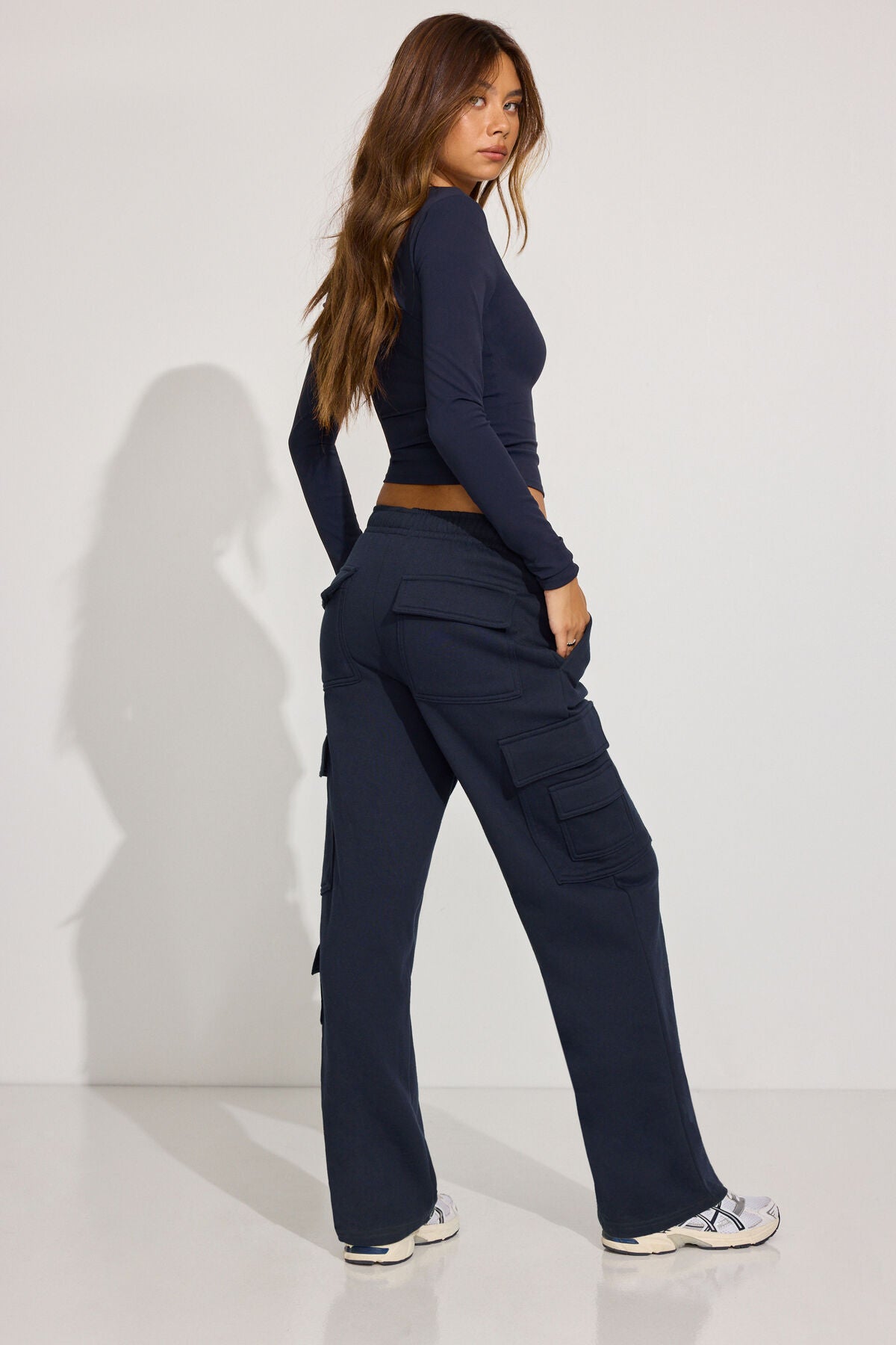 UltraFleece Cargo Sweatpants Navy Garage Clothing Women
