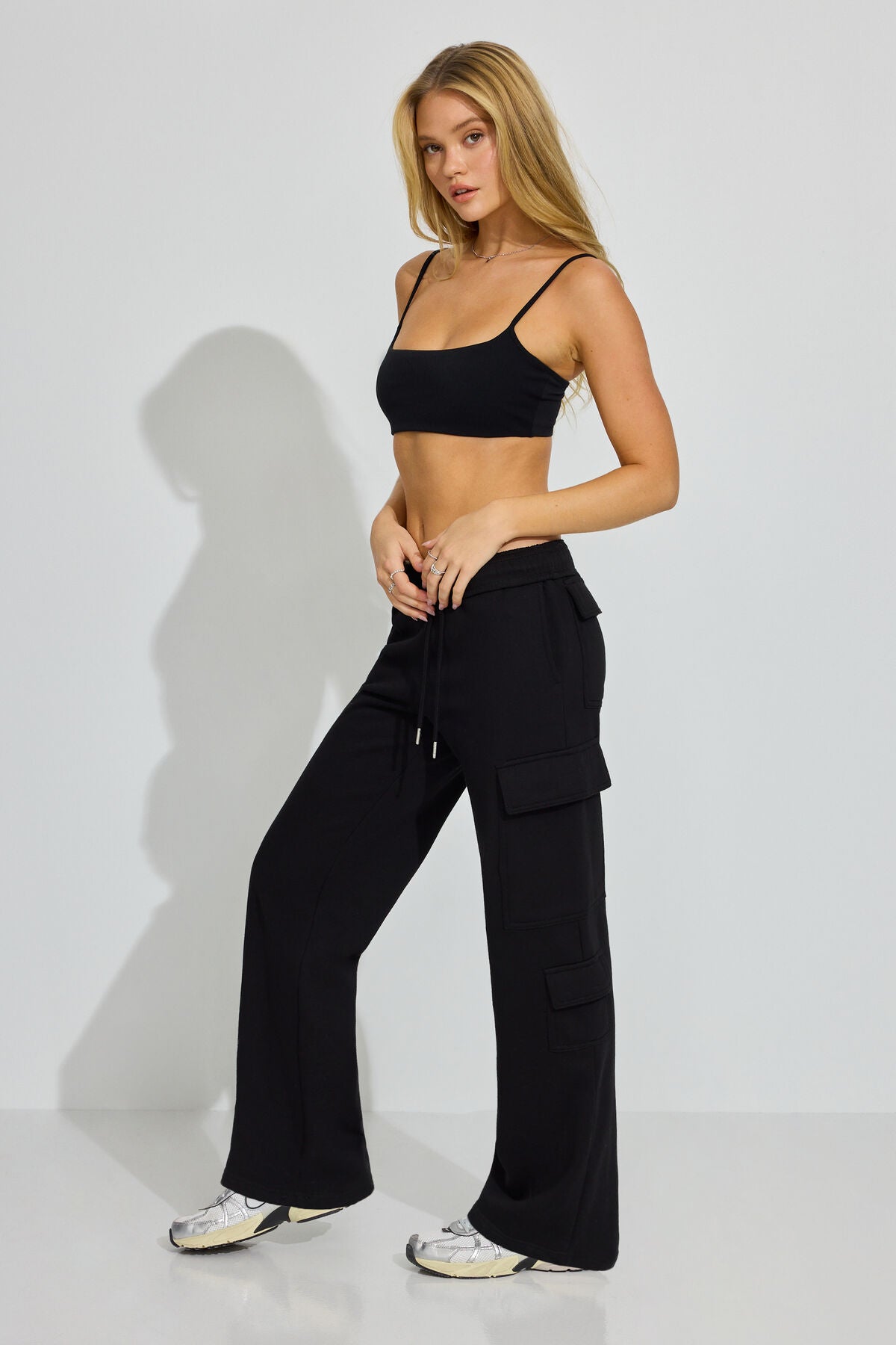 UltraFleece Cargo Sweatpants Black Garage Clothing Women