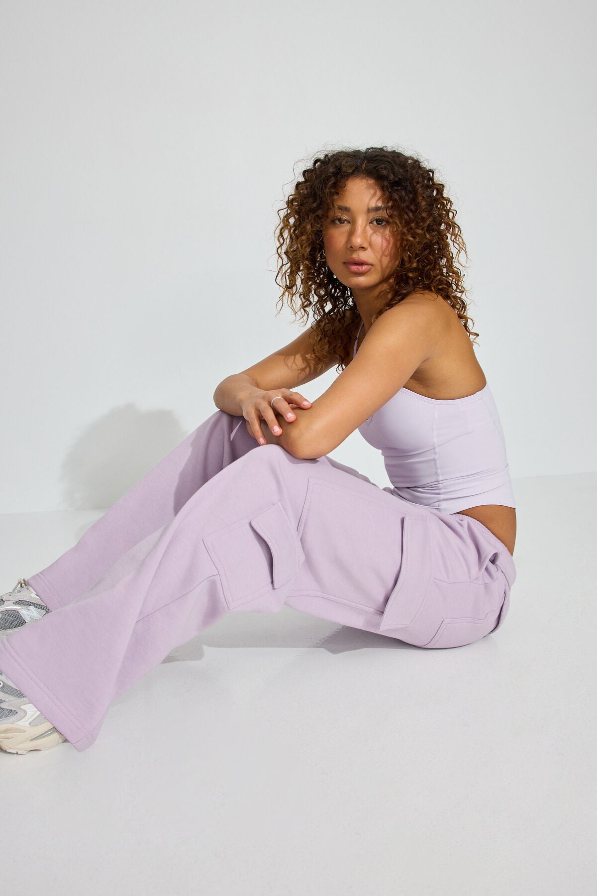UltraFleece Cargo Sweatpants Purple Garage Clothing Women