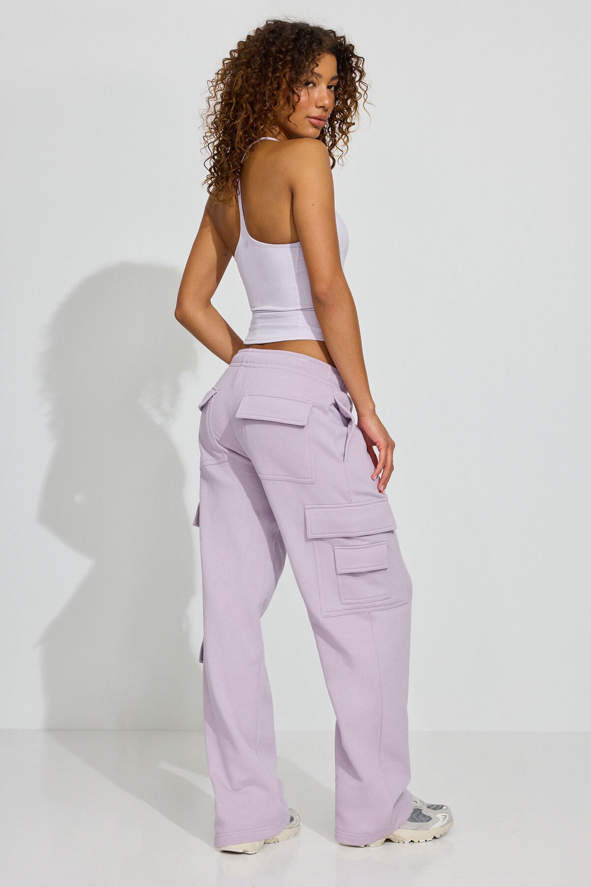 UltraFleece Cargo Sweatpants Purple Garage Clothing Women