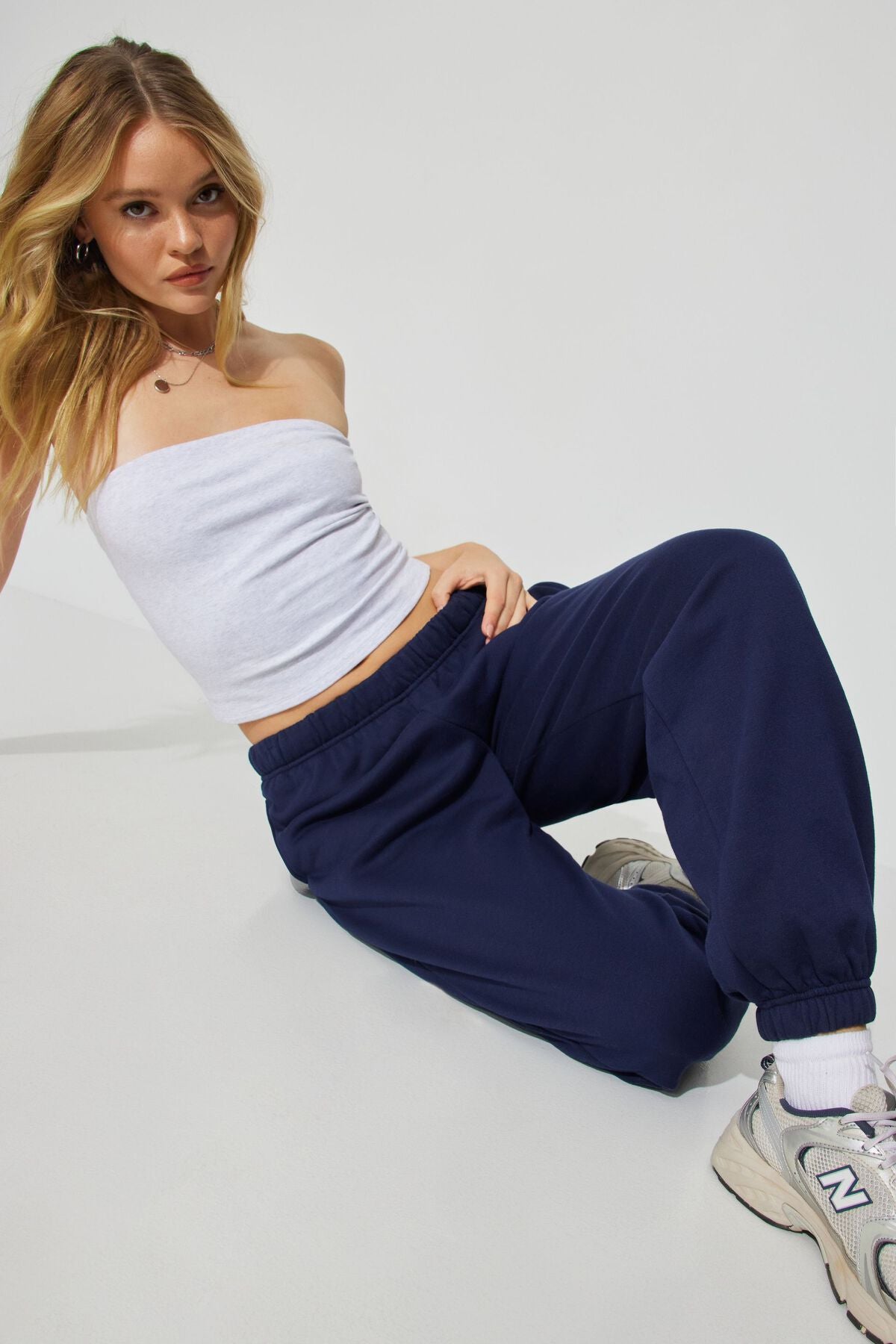 Easy Jogger Pant Navy Garage Clothing Women