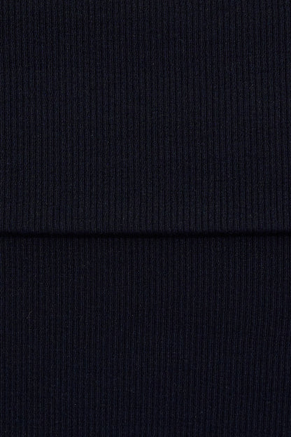 Kayla Foldover Off Shoulder Top Navy Garage Clothing Women